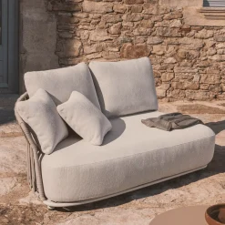 Kave Home Loungebank Osani 2-zits module, kleur Beige/Taupe* Tuinbanken