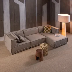 WOOOD Loungebank Manu 286cm, Chenille, kleur* Loungebank