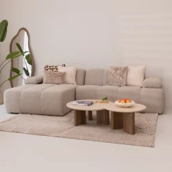 WOOOD Loungebank Mojo Bouclé, kleur Melange* Loungebank