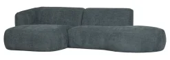 WOOOD Loungebank Polly Links, 278cm, Woven* Organische Bank|Loungebank