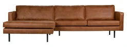 WOOOD Loungebank Rodeo Links, Eco Leder* Loungebank