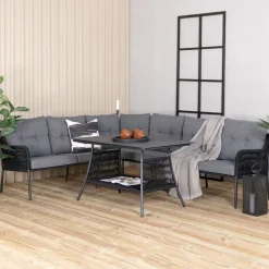 Nohr Loungeset Domenique Met hoekbank en tafel, kleur* Loungesets