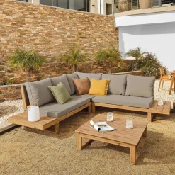 Kave Home Loungeset Flaviina Massief Acacia* Loungesets