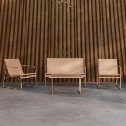 Nohr Loungeset Karilynn Met bank, 2 stoelen en tafel, kleur* Loungesets