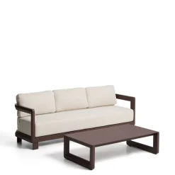 Kave Home Loungeset Nerano Met 3-zitsbank en lage tafel* Loungesets
