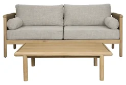 Dutchbone Loungeset Oasis Acaciahout en touw, Met tuinbank en loungetafel* Loungesets