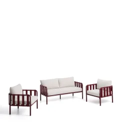 Kave Home Loungeset Omala Met 2-zitsbank en 2 fauteuils* Loungesets