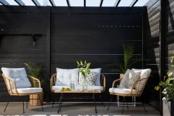 Nohr Loungeset Samantah Met bank, 2 stoelen en tafel* Loungesets