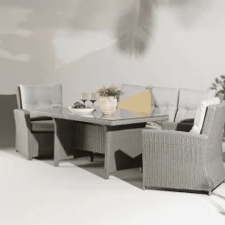 Nohr Loungeset Sanuel Met bank, 2 loungestoelen en tafel* Loungesets