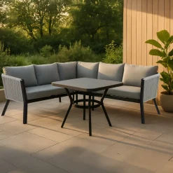 Nohr Loungeset Sauel Met hoekbank en tafel* Loungesets