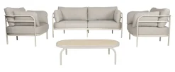 Zuiver Loungeset Vista Met 2-zits bank, 2 fauteuils en tafel* Loungesets