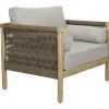 Dutchbone Loungestoel Oasis Acaciahout en touw* Loungestoelen