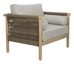 Dutchbone Loungestoel Oasis Acaciahout en touw* Loungestoelen