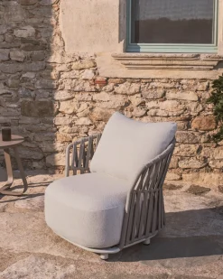 Kave Home Loungestoel Osani kleur Beige/Taupe* Loungestoelen
