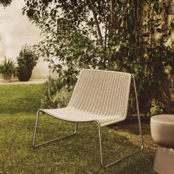 Kave Home Loungestoel Tavari Touw en staal* Loungestoelen