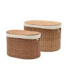 Kave Home Mand Indali Rotan, Set van 2 stuks* Potten & Manden