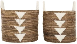 MUST Living Mand Lima Set van 2 stuks* Potten & Manden
