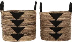 MUST Living Mand Lima Set van 2 stuks* Potten & Manden