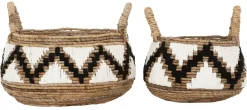 MUST Living Mand Mendoza Set van 2 stuks* Potten & Manden