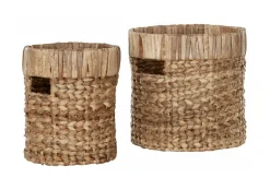 MUST Living Mand Organize Waterhyacint, Set van 2 stuks* Potten & Manden