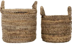 MUST Living Mand Pretoria Bananenblad, Set van 2 stuks* Potten & Manden