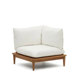Kave Home Modulaire Hoekfauteuil Portitxol Teakhout* Tuinbanken