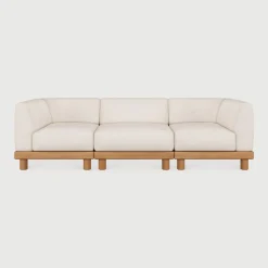 Ethnicraft Modulaire Loungebank Monocle 3-zits, Teakhout* Loungesets