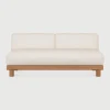 Ethnicraft Modulaire Loungebank Monocle 2-zits, Teakhout* Loungesets