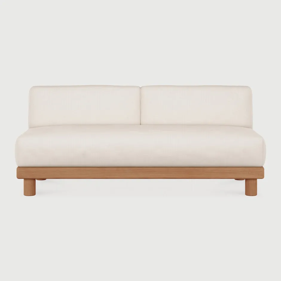 Ethnicraft Modulaire Loungebank Monocle 2-zits, Teakhout* Loungesets