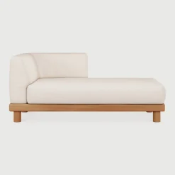 Ethnicraft Modulaire Loungebank Monocle Lounge met Arm Links, Teakhout* Loungesets