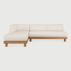 Ethnicraft Modulaire Loungebank Monocle Hoek Links, Teakhout* Loungesets