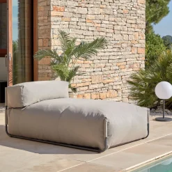 Kave Home Modulaire Outdoor Bank Square Chaise Longue* Loungesets