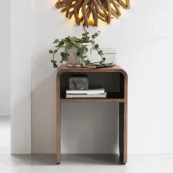 DTP Home Nachtkastje Evo Teakhout, 40 x 35cm* Nachtkastjes|Nachtkastjes