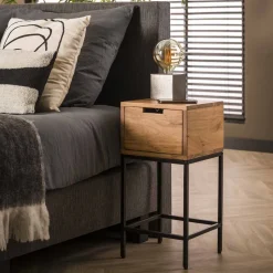 LifestyleFurn Nachtkastje Ilsinho Acaciahout* Nachtkastjes|Nachtkastjes