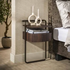 LifestyleFurn Nachtkastje Lamond Eikenlook, Met 1 lade* Nachtkastjes|Nachtkastjes