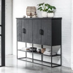 DTP Home Opbergkast Beam Teakhout, 180 x 140cm, kleur* Opbergkasten