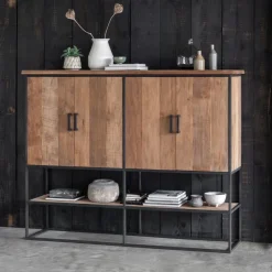 DTP Home Opbergkast Beam Teakhout, 180 x 140cm, kleur* Opbergkasten
