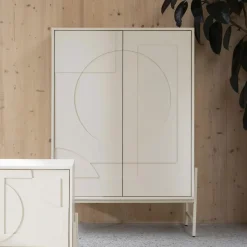 Zuiver Opbergkast Faces Eikenhout, 140 x 100cm, kleur Beige* Opbergkasten
