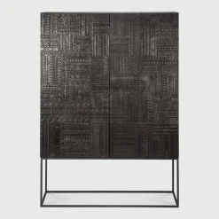 Ethnicraft Opbergkast Tabwa Gevernist Teakhout, 180 x 126cm* Opbergkasten