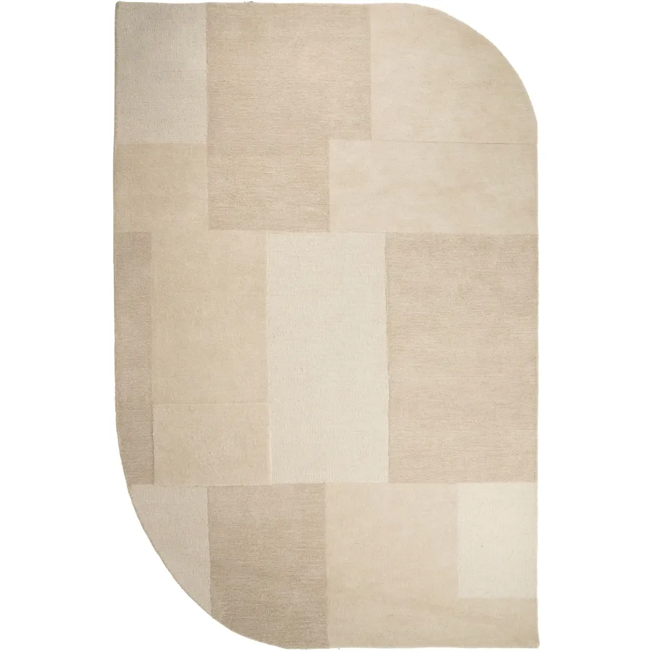 By-Boo Organisch Vloerkleed Contour 190 x 290cm* Vloerkleden