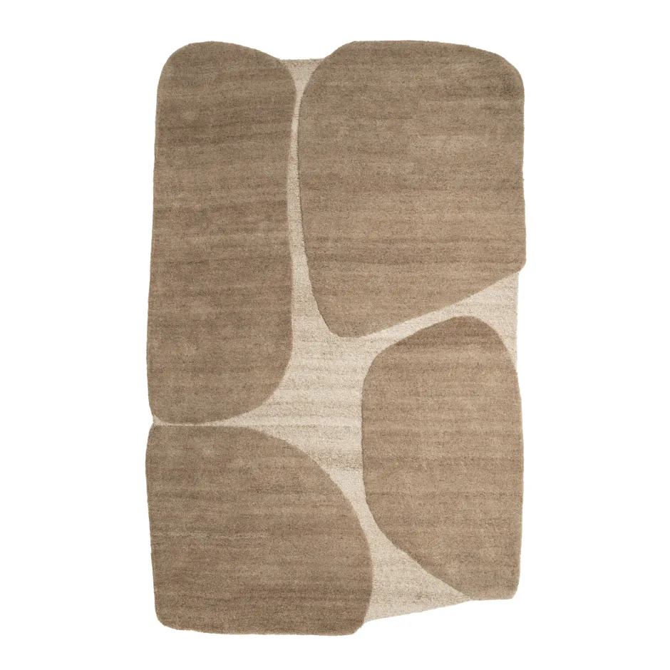 By-Boo Organisch Vloerkleed Iwa 190 x 290cm* Vloerkleden