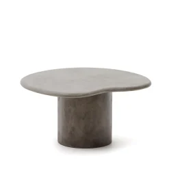 Kave Home Organische Salontafel Macarella Beton, 83 x 77cm* Loungetafels & Bijzettafels|Organische Salontafel