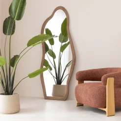 By-Boo Organische Spiegel Laban Hout, 180 x 72cm* Sohome Giftcard|Organische Spiegels