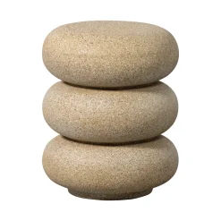 WOOOD Organische Bijzettafel Laurel Magnesiumoxide* Zwarte Bijzettafel