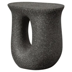 WOOOD Organische Bijzettafel Moson Magnesiumoxide* Zwarte Bijzettafel