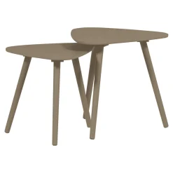 WOOOD Organische Bijzettafel Nila Set van 2 stuks* Bijzettafels Set