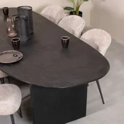 LABEL51 Organische Eettafel Cooper Mangohout, 250 x 110cm, kleur* Organische Eettafel