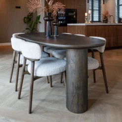 Richmond Interiors Organische Eettafel Ellington Hout, 230 x 100cm* Organische Eettafel