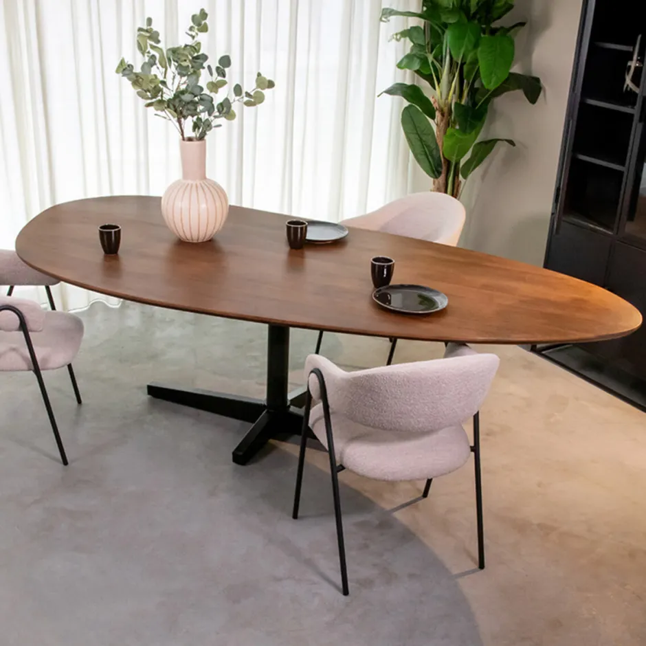 LABEL51 Organische Eettafel Rosie l Mangohout* Organische Eettafel
