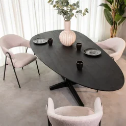 LABEL51 Organische Eettafel Rosie Mangohout* Organische Eettafel